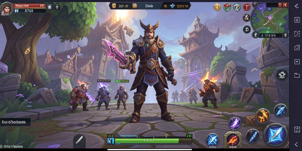 Tampilan gameplay seru dari 8768 dalam aksi ARPG.