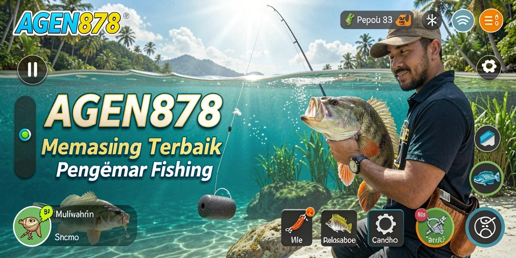 Tampilan gameplay AGEN878 dengan pengalaman memancing yang mendebarkan.