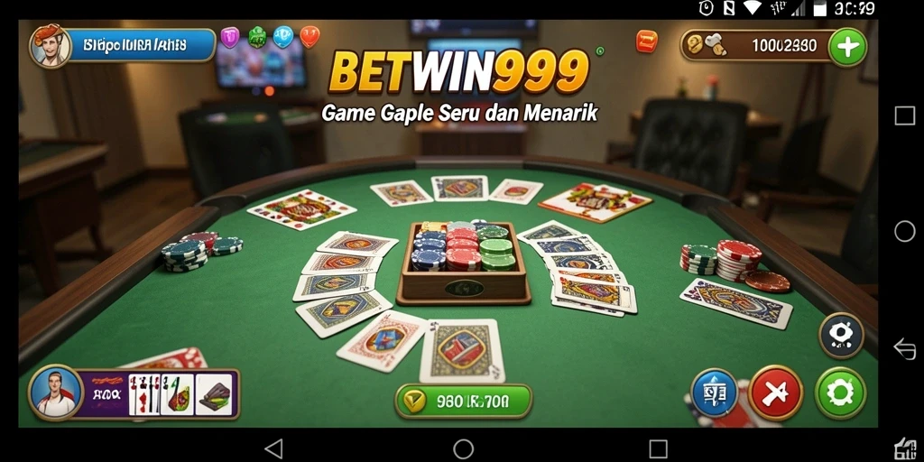 Tampilan menarik dengan gameplay Gaple yang seru.