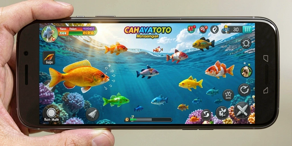 Tampilan gameplay CAHAYATOTO yang seru dan penuh warna.