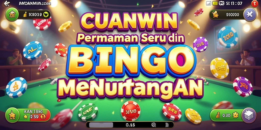 Tangkapan layar menunjukkan momen gameplay seru dalam permainan Bingo CUANWIN.
