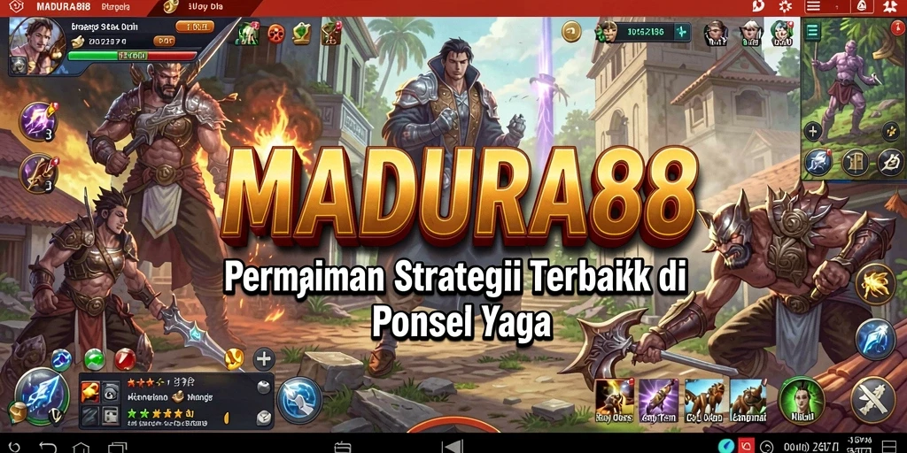 Tampilan gameplay <strong>MADURA88</strong> yang menegangkan dan penuh strategi.