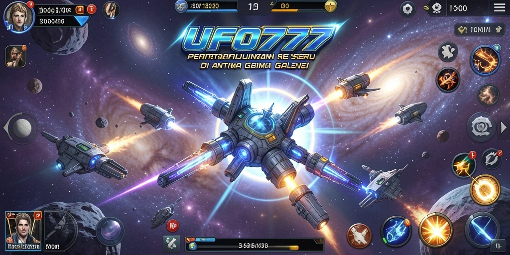 Gameplay menarik dari UFO777 di tengah pertarungan luar angkasa.
